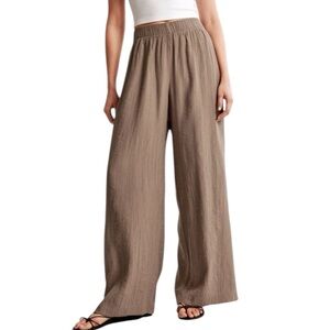 Abercrombie & Fitch Textured Crinkle Pant